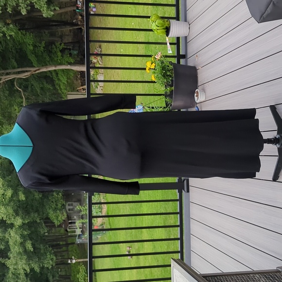 Charli Black Knit Vikki Midi Tie Waist Dress - Picture 7 of 10